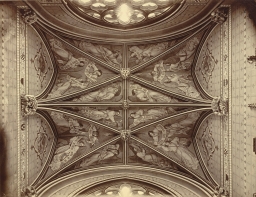 Bourges. Jacques Coeur Palace, Chapel Ceiling (Interior)      
