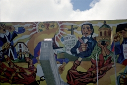 Mural at Mitad del Mundo