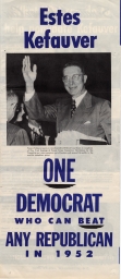 Estes Kefauver: One Democrat who can Beat any Republican in 1952
