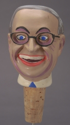 Truman Portrait Head Bottle Stopper, ca. 1948