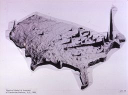 Physical Model of Potential of Populations Surfaces, US, 1960