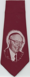 Robert A. Taft Maroon Portrait Necktie, ca. 1952