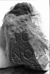 Fragment d of STATUE BASE FOR AELIUS PRA[XAGORAS OF MELITE?]. (IG II² 3966)