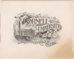 Cover of the Cornell University Glee, Banjo, and Mandolin Clubs Concert Program