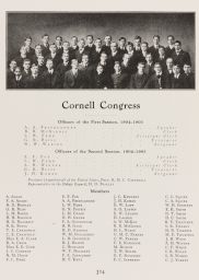 The 1905 Cornell Congress