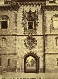 Cintra. Gate to the second courtyard of the Pena Castle 