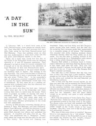 Callow Day becomes "Skimmer", 1951 article and photograph of the pavilion at the finish-line