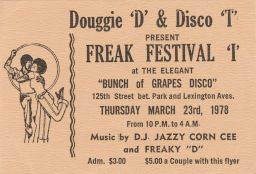 Bunch of Grapes Disco, March 23, 1978