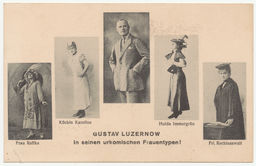 Gustav Luzernow - in seinen urkomischen Frauentypen