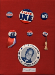 Eisenhower-Nixon Campaign Buttons and Badges, ca. 1952
