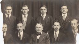 Group Portrait of Nine Men
