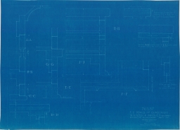 Plan #1065 Details of cupboards in kitchen and pantries - residence for Mr. R.M. Carrier