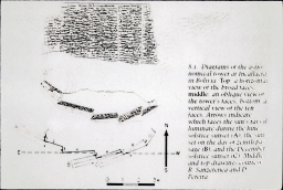 Diagrams of the astronomical tower at Incallacta in Bolivia