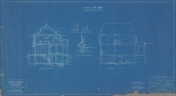I-F 243 - House for Mr. M. Worth Colwell: Plumbing and Cross Sections