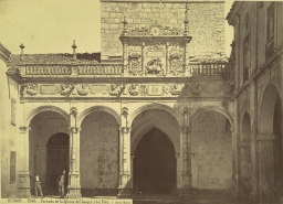Burgos. Facade of the Church, Hospital del Rey 