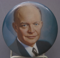Eisenhower Portrait Pocket Mirror, ca. 1956