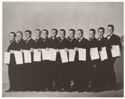 Photograph of original members of Cayuga's Waiters.