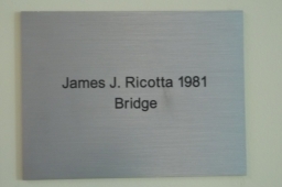 James J. Ricotta Bridge Plaque