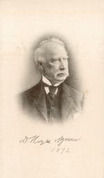 D. Hayes (David Hayes) Agnew (1818-1892), M.D. 1838, LL.D. 1888, autographed portrait photograph