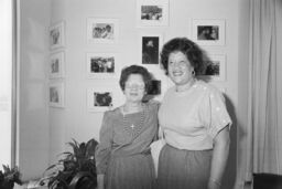 Lillian Lopez and Elba Cabrera at an event in honor of Evelina Antonetty