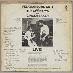 Fela Ransome-Kuti and the Africa '70 with Ginger Baker live!