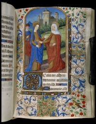 Visitation] (from a Book of Hours)