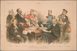 President Garfield and his Cabinet