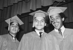Rolando Arroyo and Robert Godreau, South Bronx High School commencement