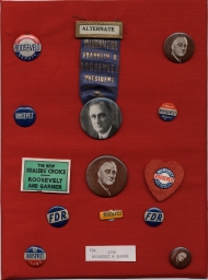 Franklin D. Roosevelt-Garner Campaign and Inaugural Items, ca. 1936-1937