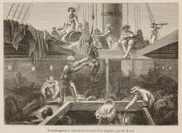 Illustration of a slave ship.
