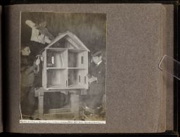 Doll's house made by older class (8-9) for kindergarten.
