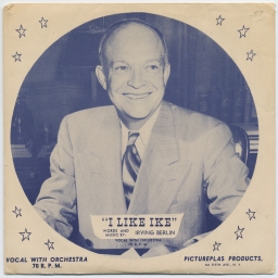 Eisenhower I Like Ike Phonograph Record, ca. 1952