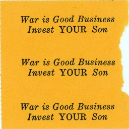 Night Raiders -- War Is Good Business -- Invest Your Son