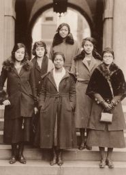 Delta Sigma Theta Sorority, Gamma Chapter. Penn's first Black sorority (organized 1918), group photograph