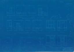 Plan #1069 Elevations of men's and women's dressing room - residence for Mr. R.M. Carrier