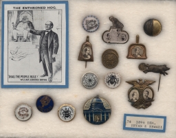 Bryan-Sewall Campaign Items, ca. 1896