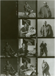 Contact sheet of portraits of daytime National Gay Task Force volunteers