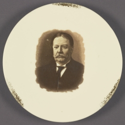 William H. Taft Ceramic Portrait Plate, ca. 1908