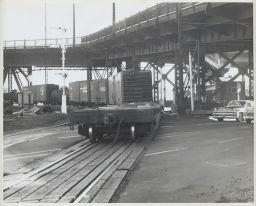 Flatcar Covered with Planks, Boards and Wire