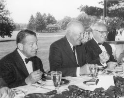 I.S. Ravdin (1894-1972), Dwight D. Eisenhower, and Leon J. Ohermayer