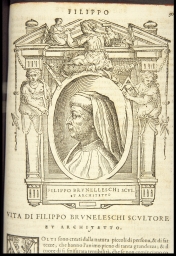Filippo Brunelleschi, scul et architetto (from Vasari, Lives)
