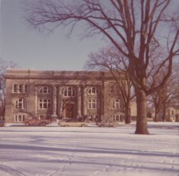 Carnegie Library in winter