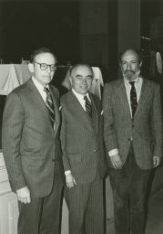 Mojmir Povolny with Samuel Huntington and Richard Falk