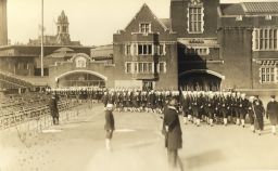 World War I, Student Army Training Corps, Naval Unit, drilling on Franklin Field