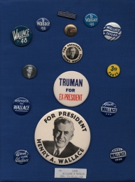 Wallace-Taylor Campaign Buttons, ca. 1948