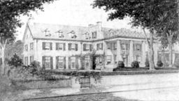 Provost's House, proposed changes, architectural rendering