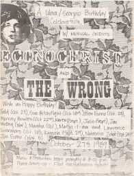 A Libra/Scorpio Birthday Celebration, 1989 October 27