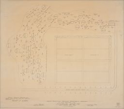 Seymour Knox estate drawings - Tree planting ground vegetable garden