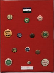 Votes For Women Buttons, ca. 1915-1920