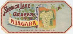Grape crate label.